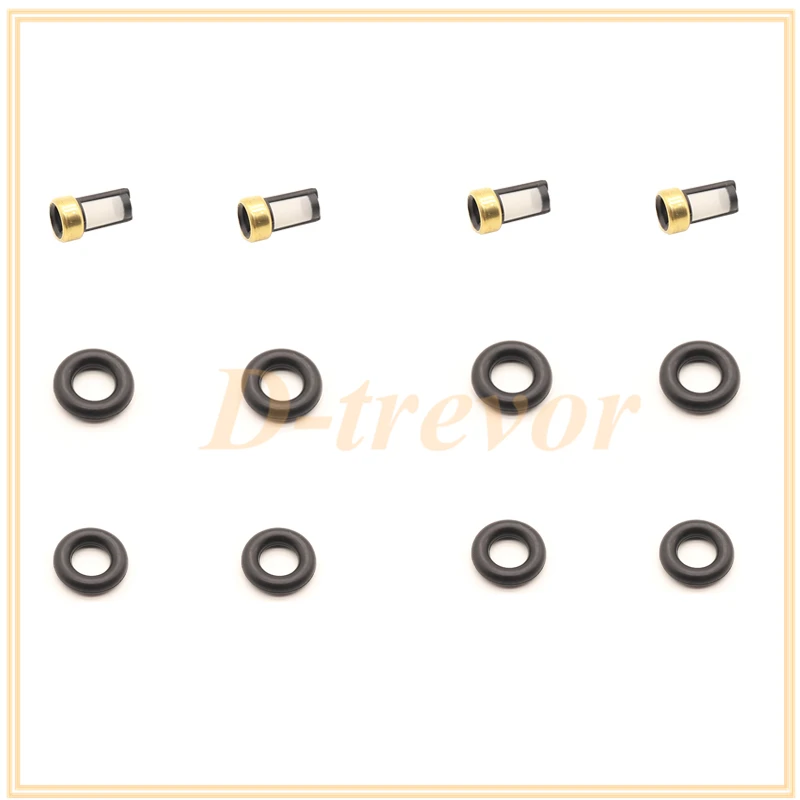 Fuel Injector Seal O-Ring Kit Seals Filters for VW Golf Jetta Seat Audi A3 Skoda Octavia 1.6L 037906031AA