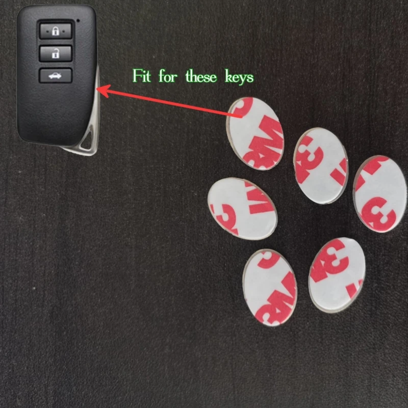 

Size 17MM DIY Emblem Logo Replacement Sticker Emblem For Lexus remote key shell
