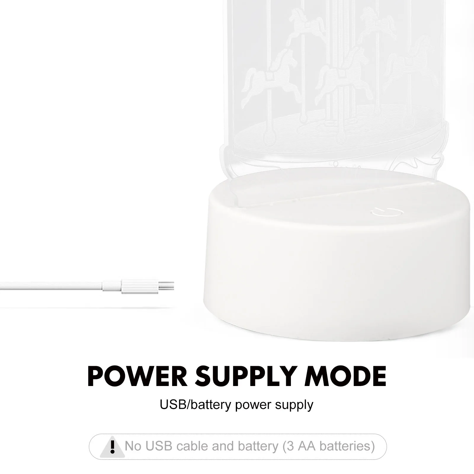 

1pc 3D Small Night Light Lamp For Bedroom Living Room Room Xmas Gift Decorative Light Usb Powered Warm Led