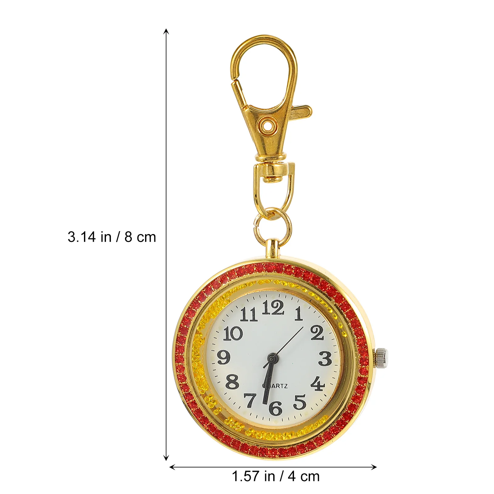 

1Pcs Big Dial Pocket Watch Alloy Durable Press-Resistant Kid Children Elderly Portable Gift Fashionable Watch Children Gift