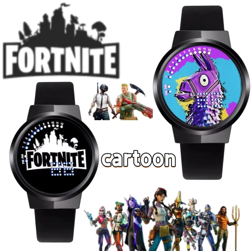 

Новые электронные часы Fortnite, мультяшные, милые, креативные и стильные, модные и персонализированные, портативные, подарок для студентов.
