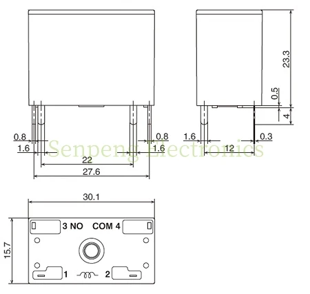 5PCS/LOT Free postage  Brand new original ALFG2PF121 ALFG2PF24 solar power inverter 1a power relay