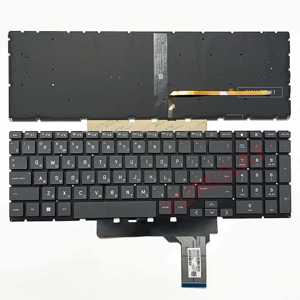 US/RU Backlit Keyboard for HP Victus 16-D 16T-D 16-D0010CA 16-D0013DX 16-D0515LA 16-E 16-e0504nw 16-e0097nr 16z-e000 15-FA 15-FB