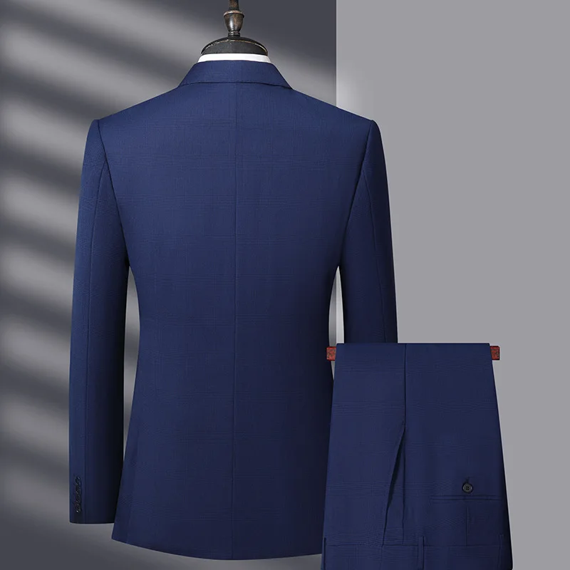 (134) Double-breasted suits for men, high-end business suits, groom suits, men's suits for wedding