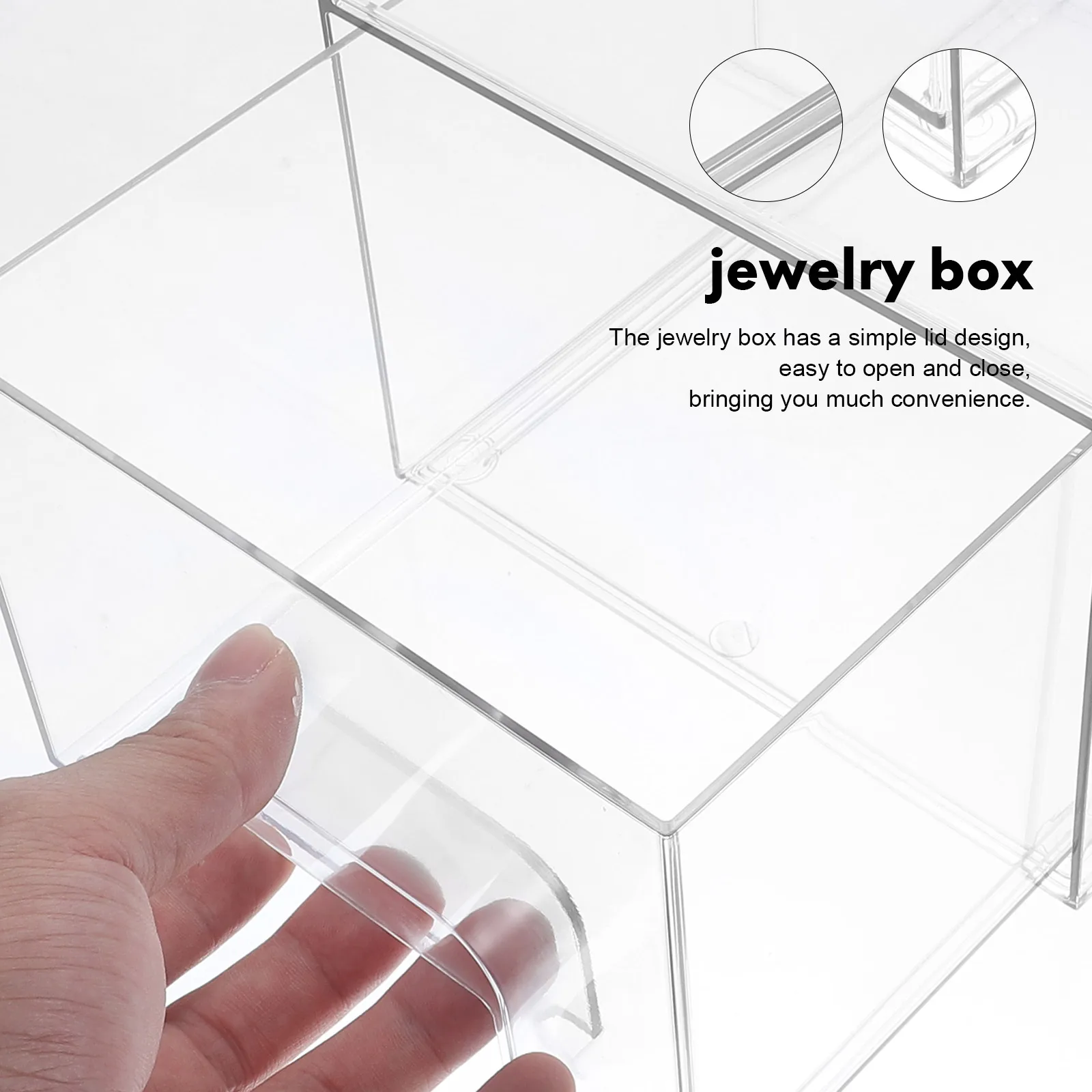 

Sturdy Desktop Storage Box Drawer Style Makeup Organizer Transparent Drawers Lightweight Stackable Stationery Organizer
