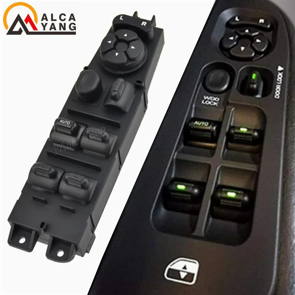 Malcayang Master Power Window Switch Front Left for 02-05 Dodge Ram 15/25/3500 56049805AB .