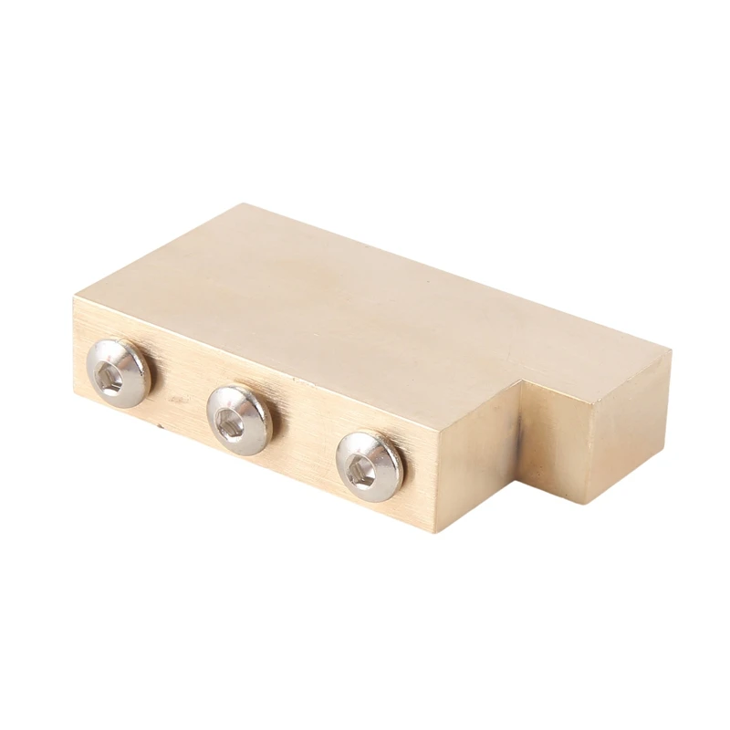 Solid L Shape Tremolo Brass Block For Floyd Rose Locking Tremolo Bridge Electric Guitar Easy To Use 32Mm