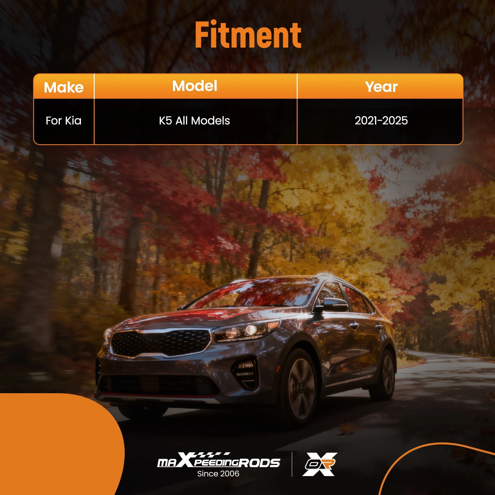 

Exterior Mirror Shell Kit for Kia K5 Black ABS Plastic Left Right Protection