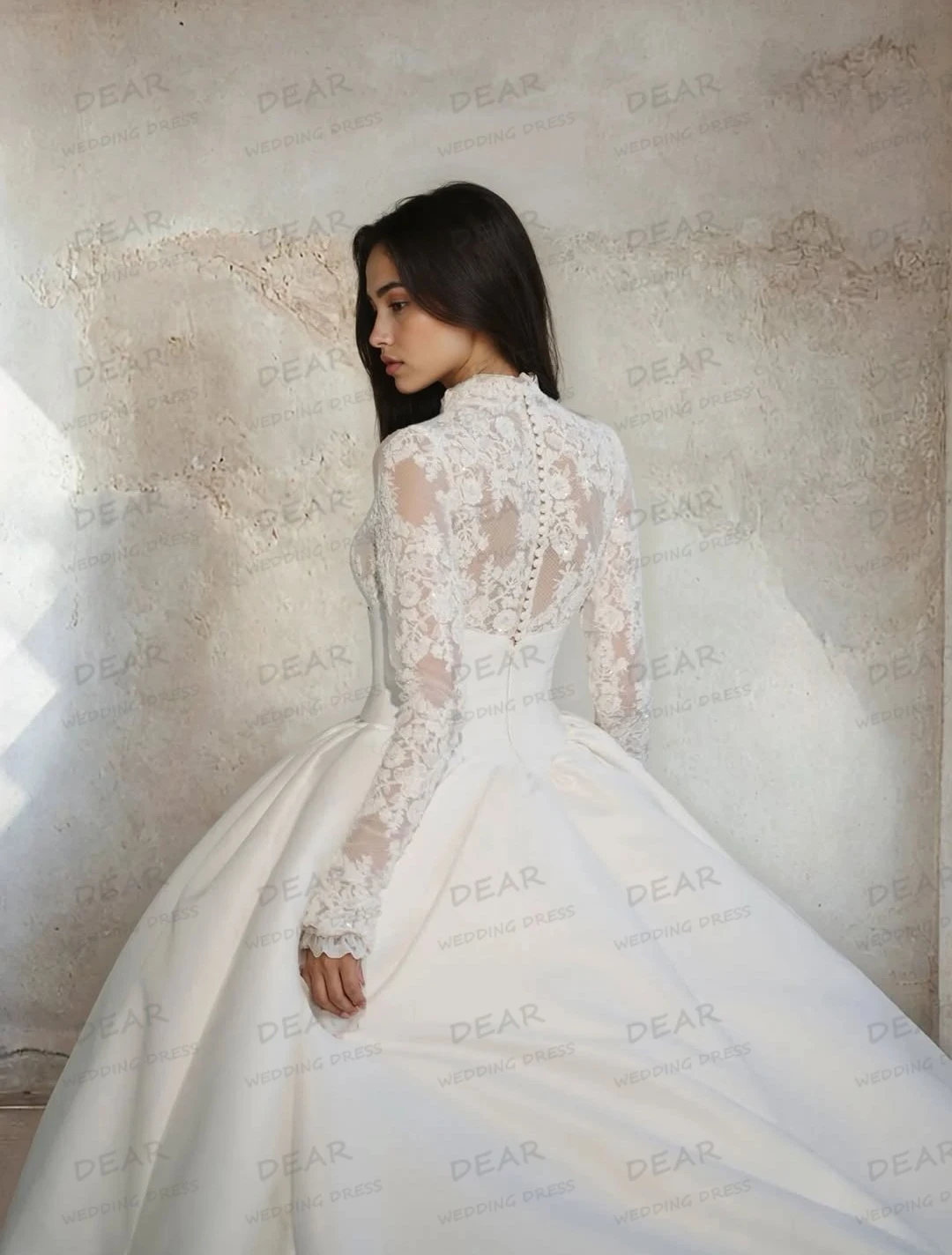Thumbnail 3 - #11 Trending Womens Long Sleeve Wedding Dress Right Now