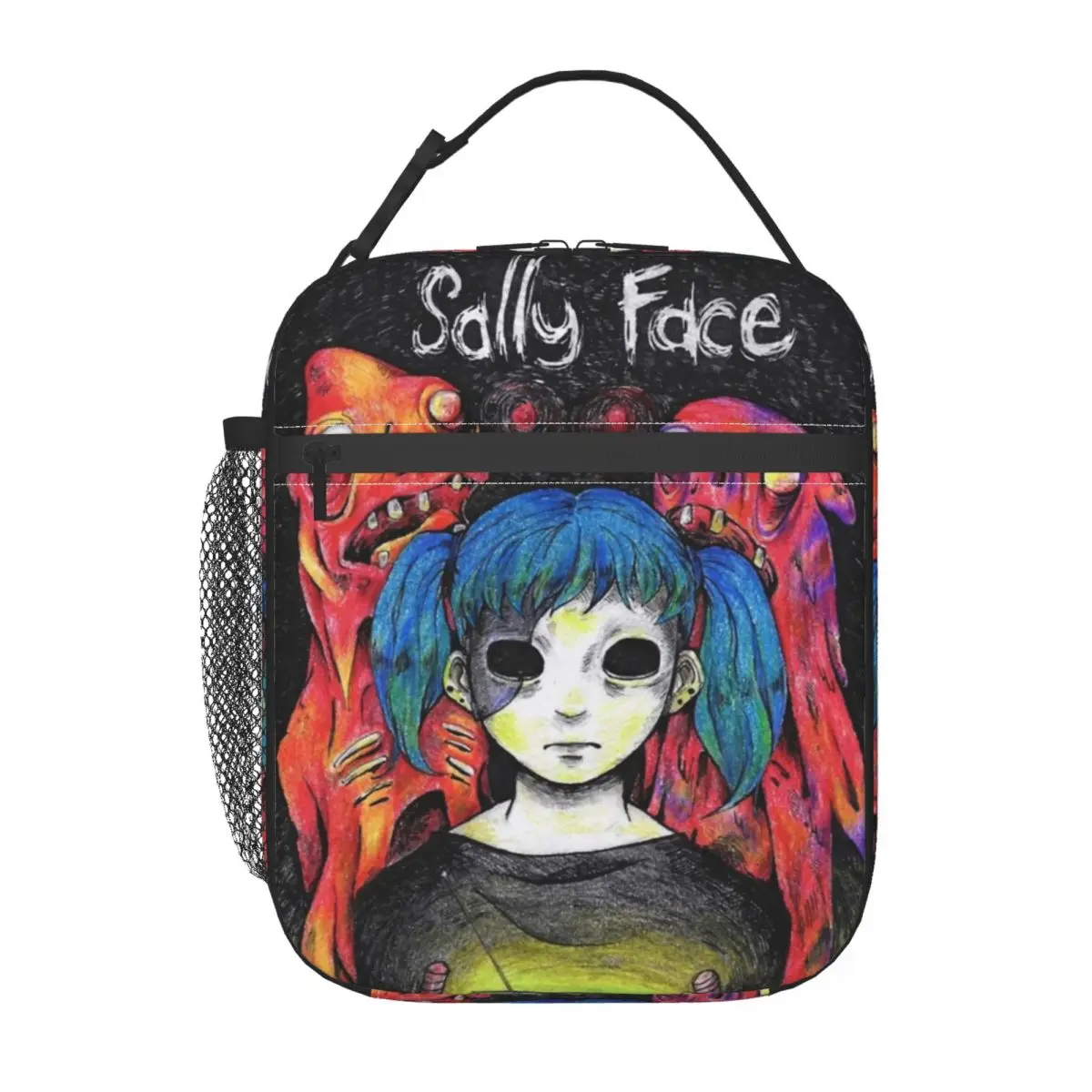 Game Sally Face Poster Games Accessoires Geïsoleerde Lunch Tassen Voor School Voedsel Opbergtas Draagbare Koeler Thermisch Bento Box