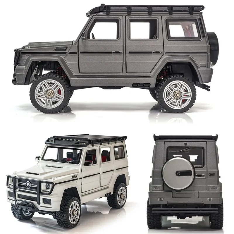 SG2401 RC Car 1/24 SG2402 4WD Off-road 2.4G Alloy Remote Control Crawler Strong Power Vehicle with LED Light Open Cardoors Toys