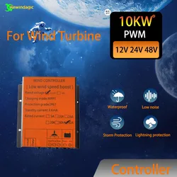 10A 20A 30A 40A 12V 24V 48V MPPT Charge Controller Regulator For Wind Turbine Generator Windmill Alternator Battery Charger