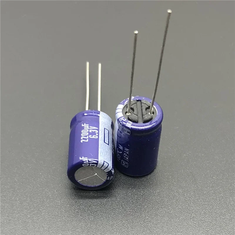 Capacitor Eletrolítico De Alumínio, Padrões De Grau De Áudio, Série Panas M, 2200uF, 6.3V, 10x16mm, 6.3V2200uF, Alta Qualidade, 10Pcs, 50Pcs