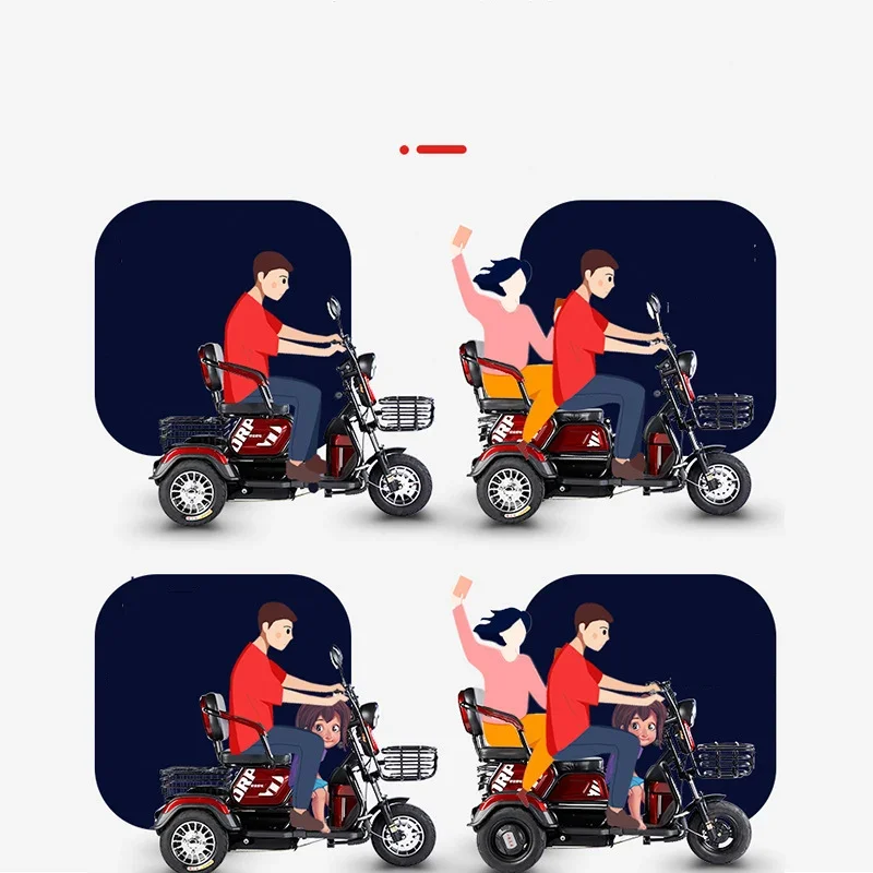 newest 1000w scooters electric adults scooter 3 wheel  seats kick play moto  mobility lifan  tricycle