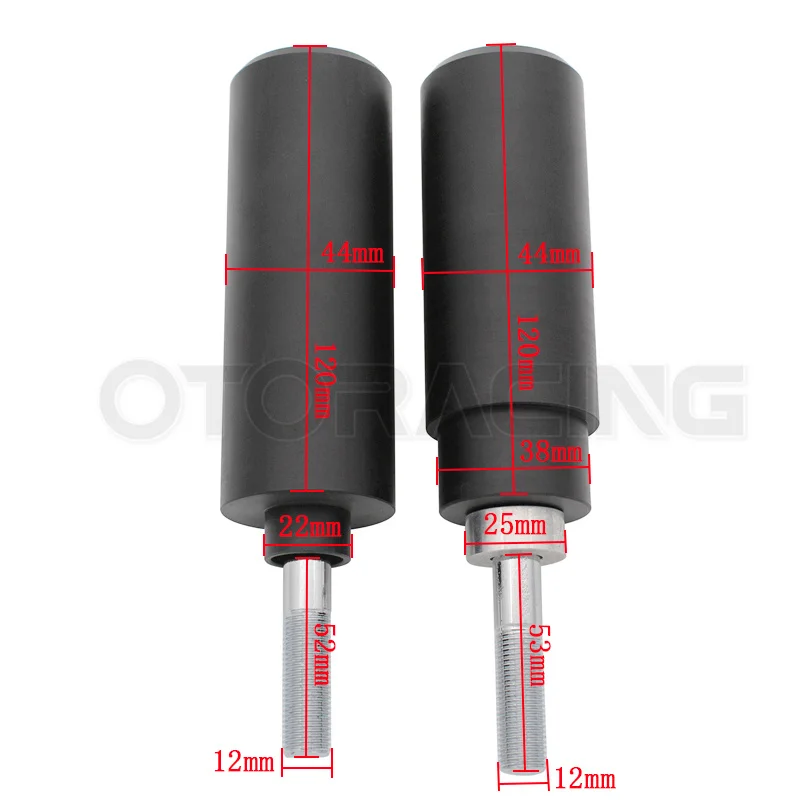Motorcycle Black/Carbon Frame Sliders Falling Protection For Yamaha FJR1300 2006 2007 2008 2009 2010 2011