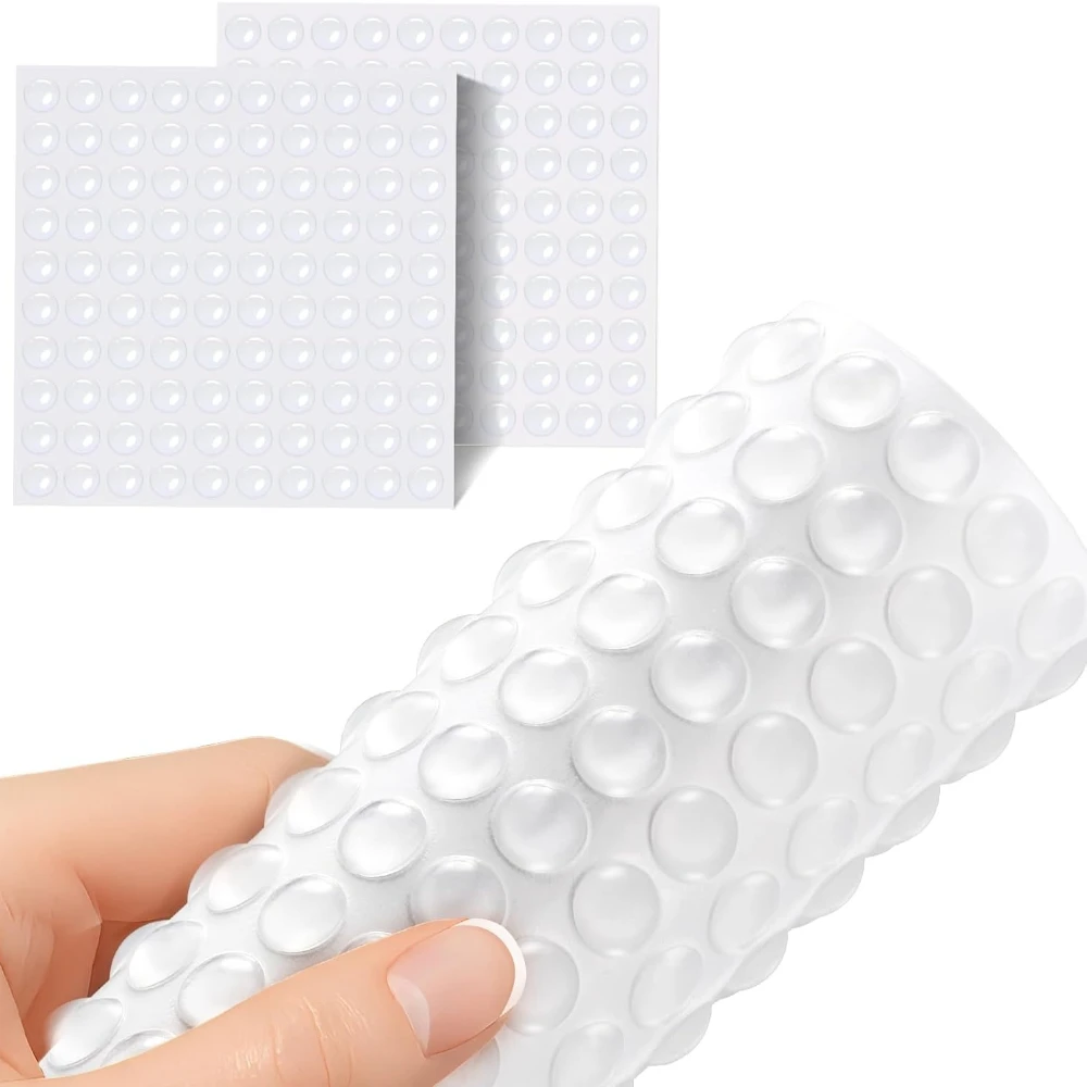 Transparent soundproofing adhesive pads for cabinet doors furniture anti-collision beads anti-slip anti-bump silicone bumpers