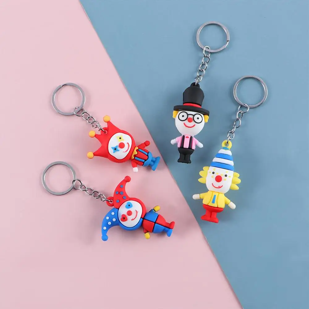

Creativity Couple Keychain Pendant Cartoon Doll Jewelry Car Keyring Clown Keyring Bag Pendant Clown Keychain Key Chains