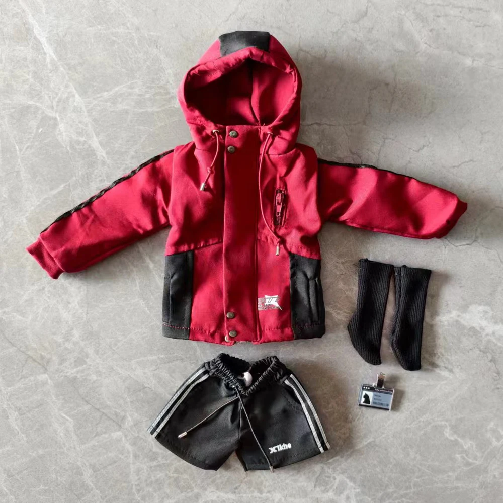 1/4 ملابس الدمية دعوى ل 45 سنتيمتر Bjd دمية سترة واقية مجموعة الدهون المناسب فستان اللعب اللعب منزل هدية إكسسوارات دمي ، لا دمية #2