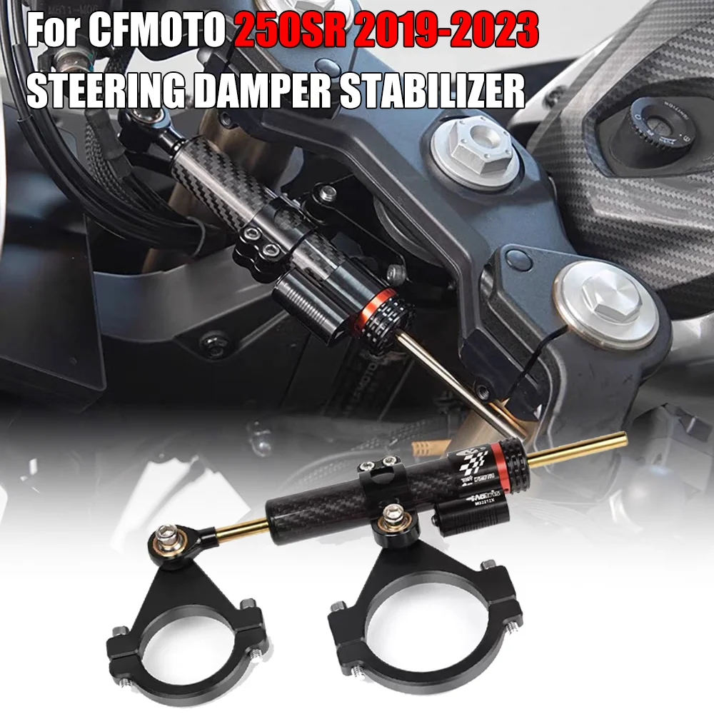 

Steering Damper Stabilizer Mount Bracket For CFMOTO 250SR SR250 250 SR MY22 2019 2020 2021 2022 2023 Motorcycle Accessories