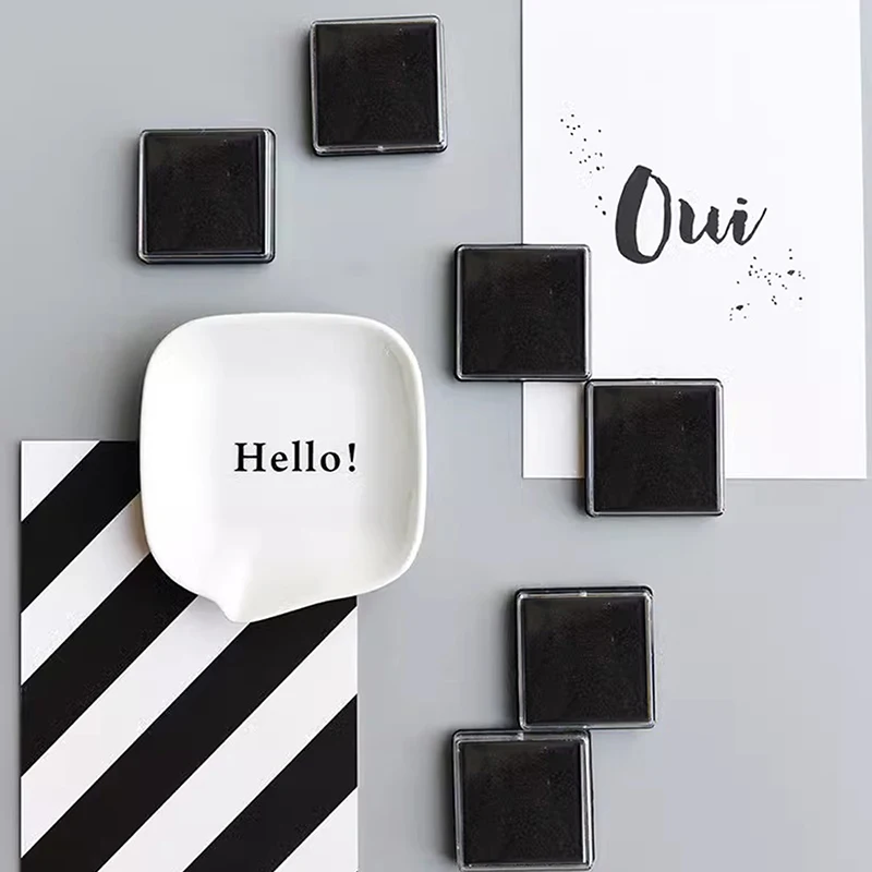 Black Lower Eyelash Stamps Inkpad Washable Beginner False Eyelash Eye Makeup Tool Soft Sponge Inkpad For Lower Eyelash Extension