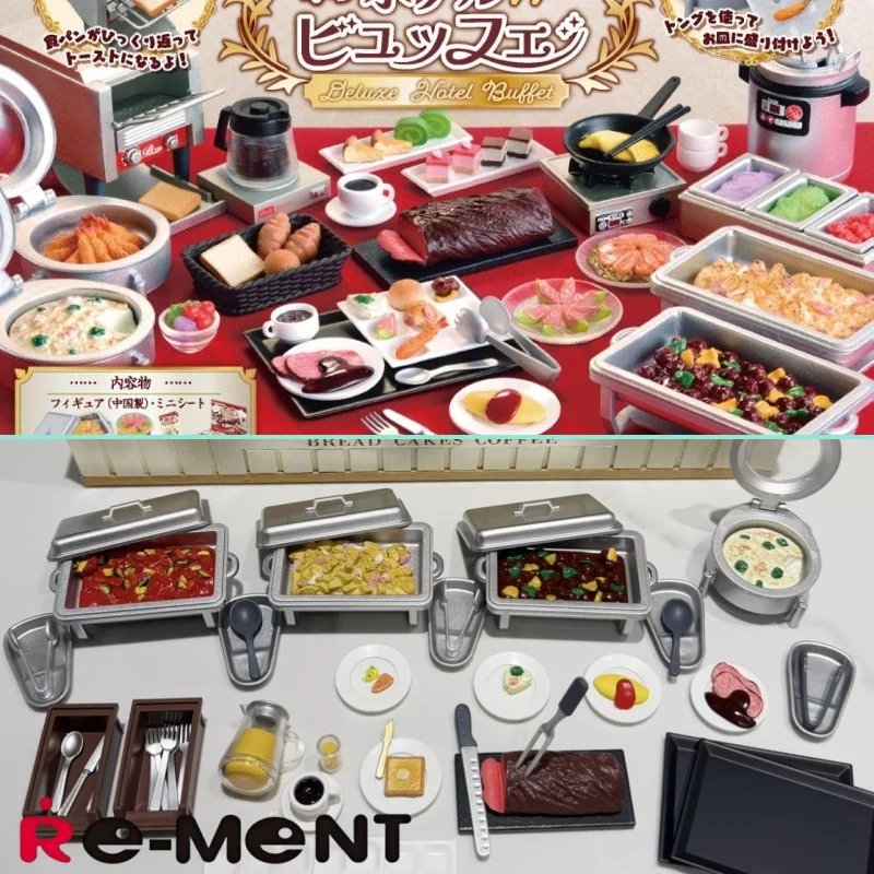 

Коллекционный набор Re-Ment Blind Box Deluxe: Миниатюрные имитации еды для диорамы, коллекционные украшения для сцен, игровой набор для коллекционеров