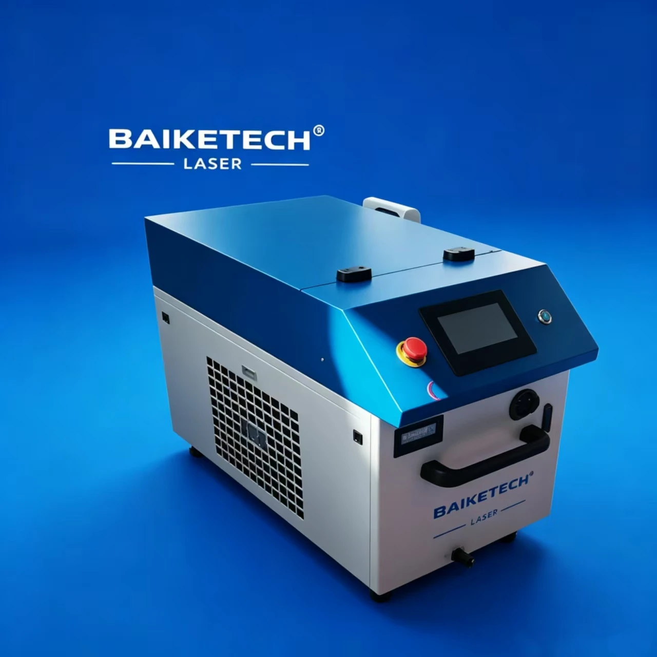 Foolproof handheld laser welding machine with built-in water cooling, all-in-one welding, cutting, and cleaning functions.