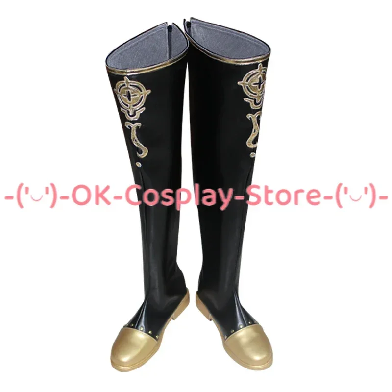 Lovelive Nijigasaki High School Zhong Lanzhu Cosplay Shoes Halloween Carnival Boots PU Leather Shoes Cosplay Props Custom Made