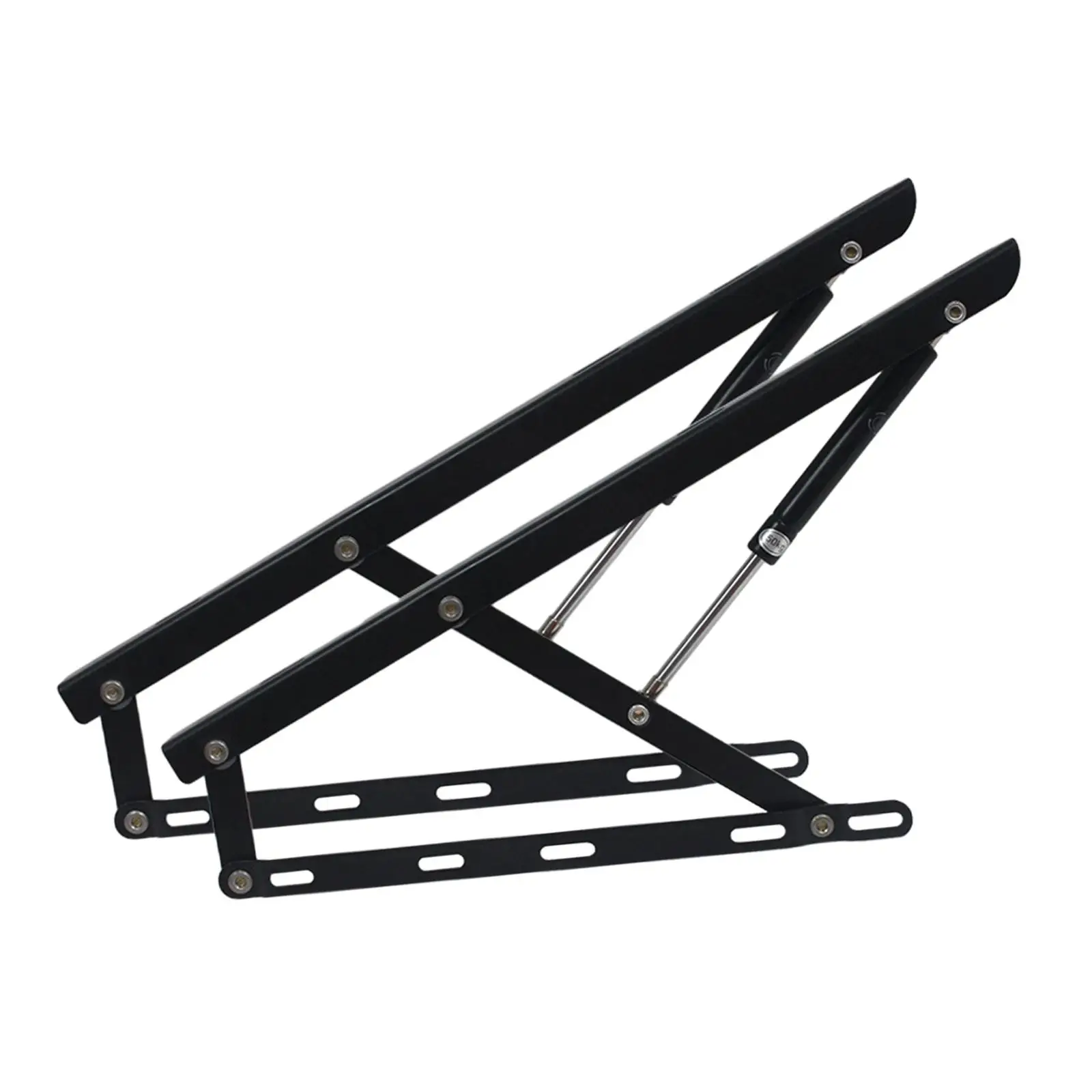2 Pieces Lift up Storage Bed Hinge DIY Furniture Hardware Folding Sofa Storage Mechanism Gas Springs Storage Bench Hinge