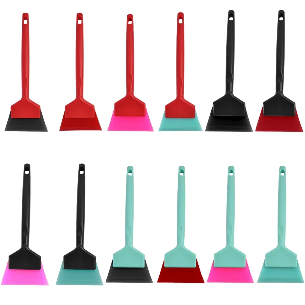 Small Window Tint Mirror Squeegee TPU Blade Scraper Car Corner Windshield Handheld Cleaning Tool Window Film Tinting scraper