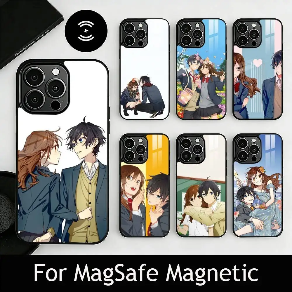 

H-Horimiya Phone Case For iPhone17,16,15,14,13,12,11 Plus,Pro Magnetic For Magsafe Wireless Charging