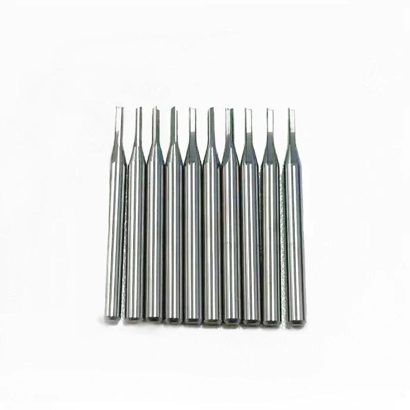 

AAA Two Flutes Double Flute Wood Cutter Router Bits - 10PCS 3.175x1x4x38mm Straight Slot Bit CNC Solid Carbide