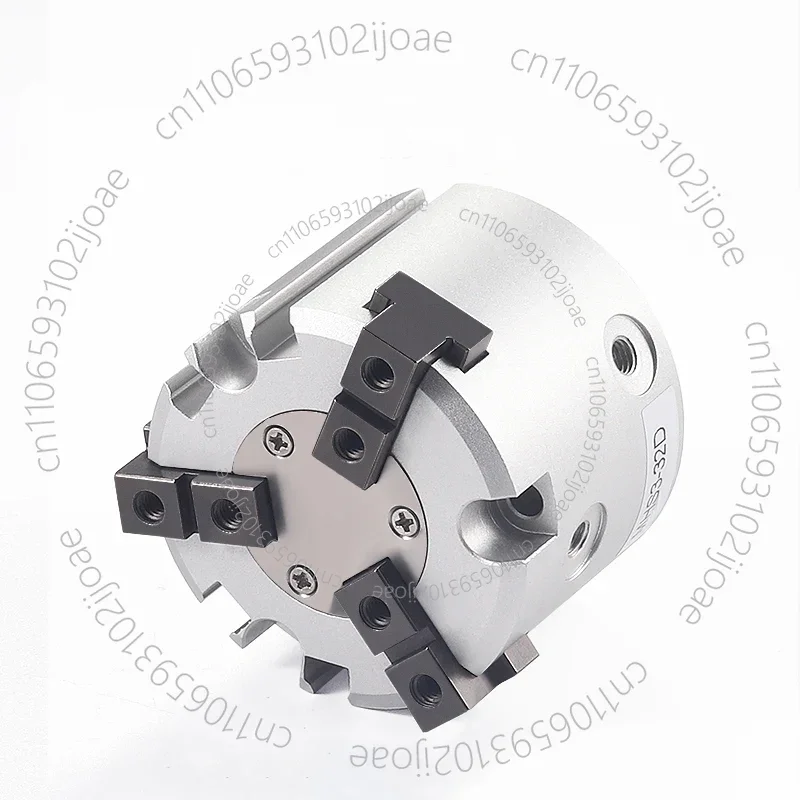 MHS2/MHS3/MHS4 Series 2/3/4 Finger Pneumatic Gripper Replacement Double Action Rotating Air Cylinder 16D/20D/25D/32D/40D/50D