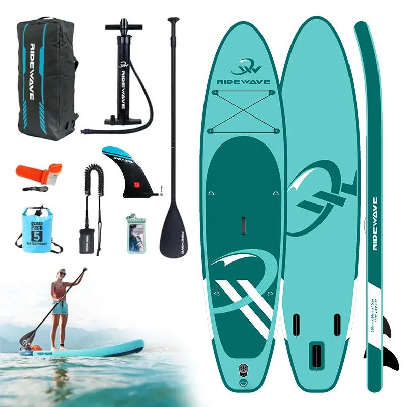 

Надувная SUP-доска RIDEWAVE: Новинка, горячая распродажа, универсальная доска для серфинга и падлбординга