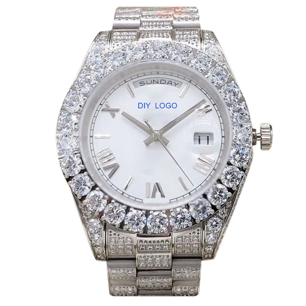 

43mm Opulent Diamond Watch Men – Perfect for Business and Casual, Unique Regalos para Hombre