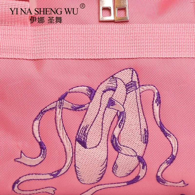 Sacs de danse de Ballet rose enfants filles Ballet sport danse sacs à dos sac à dos brodé sacs de sport épaule sac à main couleur rose