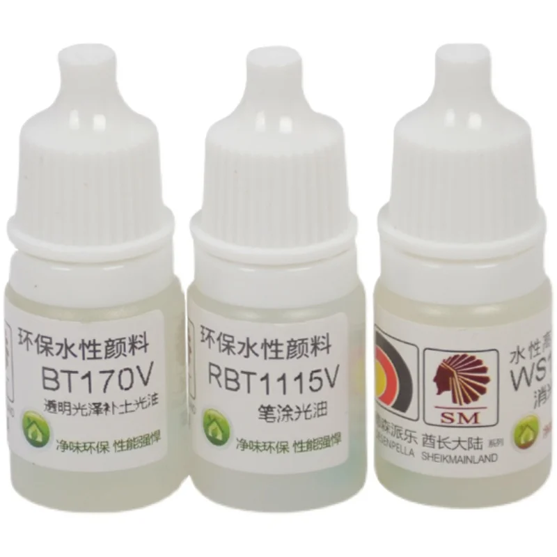 Glossy Oil ExtinctionTransparent Protective Paint Varnish Pigment Model Coloring Pen Coating Hand Coating Water-Based SM 5ml