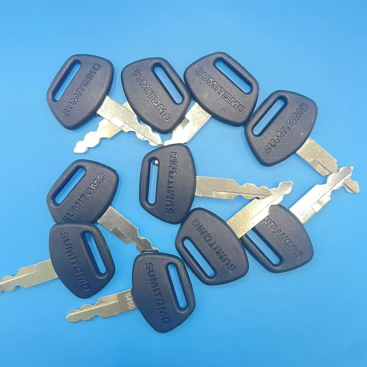 

S450 Excavator Heavy Equipment black plastic for sumitomo Ignition keys with logo SH130 200 210 240 350 360A5-6
