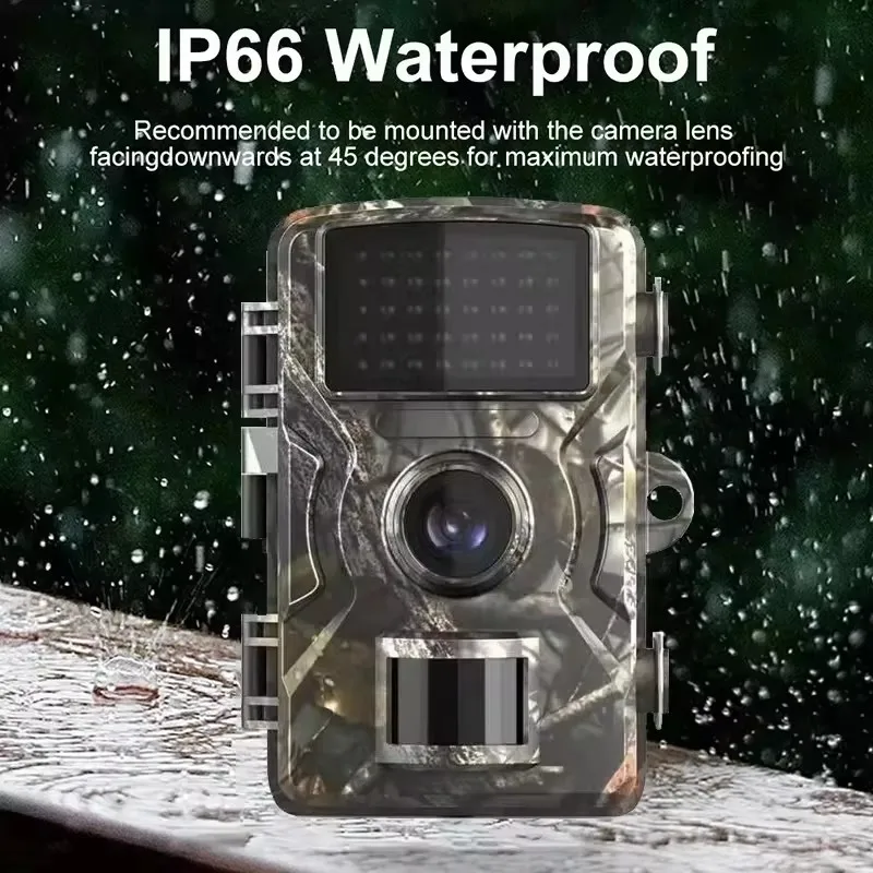 Hunting Trail Camera Infrared Night Vision IP66 Waterproof Motion Activated Trigger Security Cam Outdoor Wild Photo Traps Games