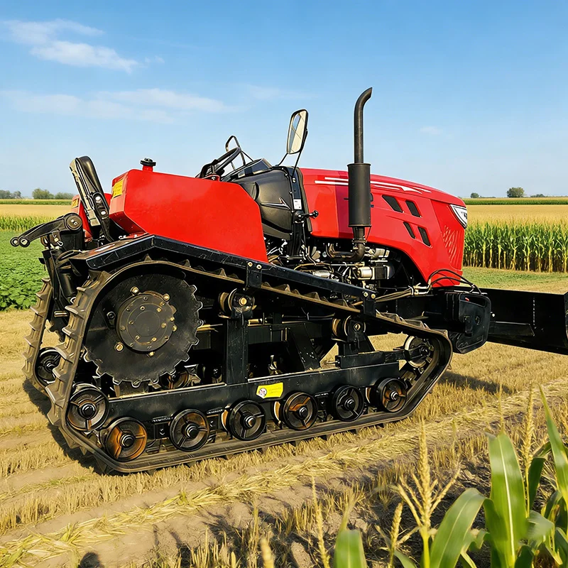 

Индивидуальная малогабаритная вездеходная сельскохозяйственная машина 80 л.с. на гусеничном ходу, роторный культиватор-фреза