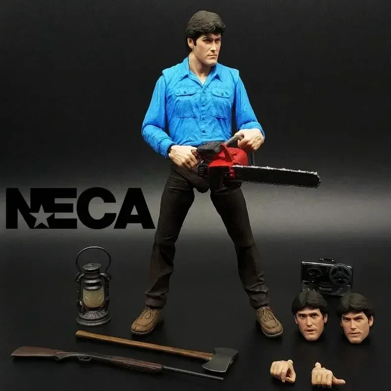 Inventory Neca Evil Dead Grey 8-inch Mobile Frameless Action Doll Model Toy Christmas Halloween Gift