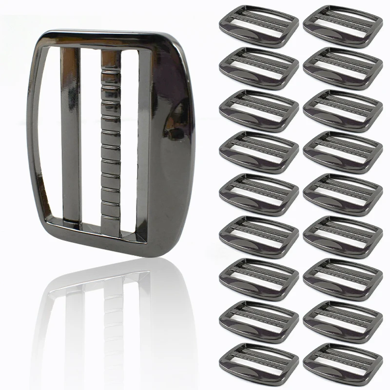 

5/10Pcs Meetee 25mm Metal Tri-Glide Buckles Bag Strap Adjust Buckle Clothes Belt Slider Clasp Hook DIY Bags Hardware Accessories