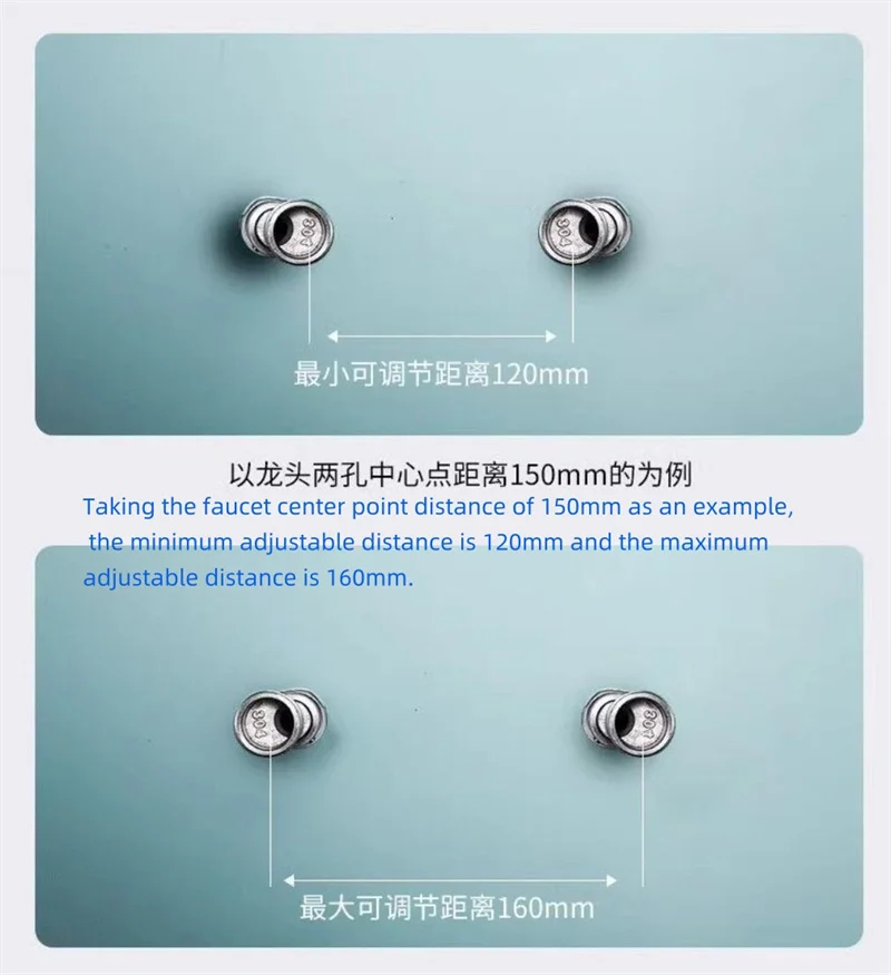 Universal Faucet Variable Diameter Adapter G3/4 To G1/2 Bend Angle Joint Shower Bend Foot Lengthening Foot Conversion Fitting