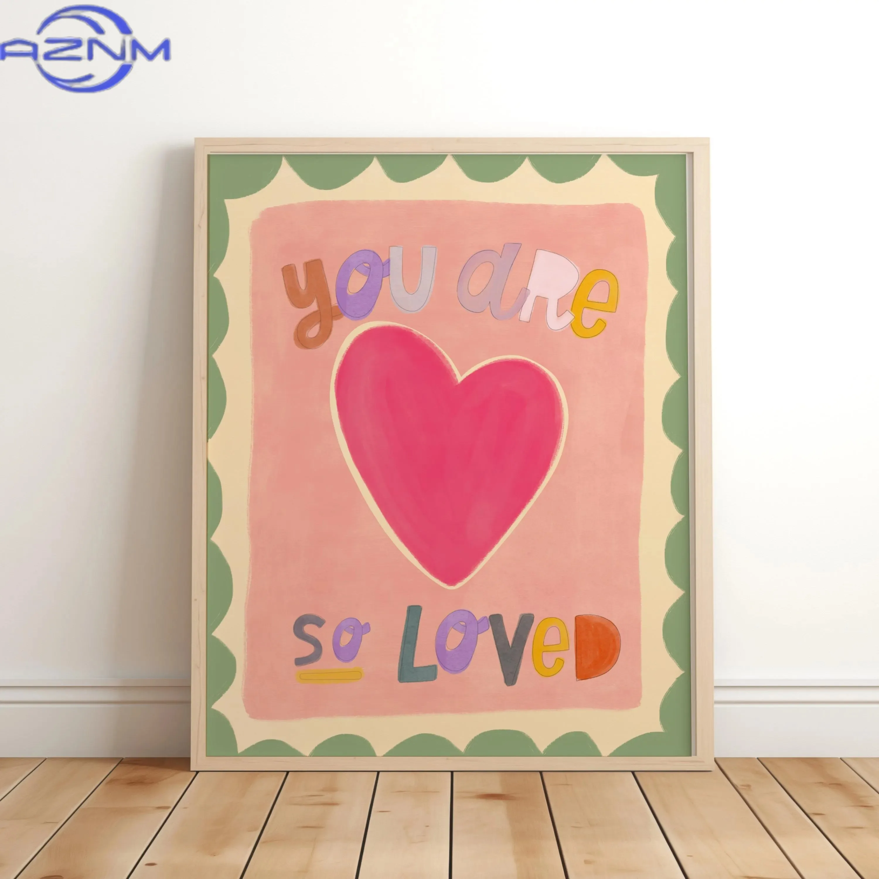 You Are So Fond Love Nursery Canvas Prints Believe in Magic Unicorn Quotes Garden Wall Art Posters Modern Living Room Home Decor