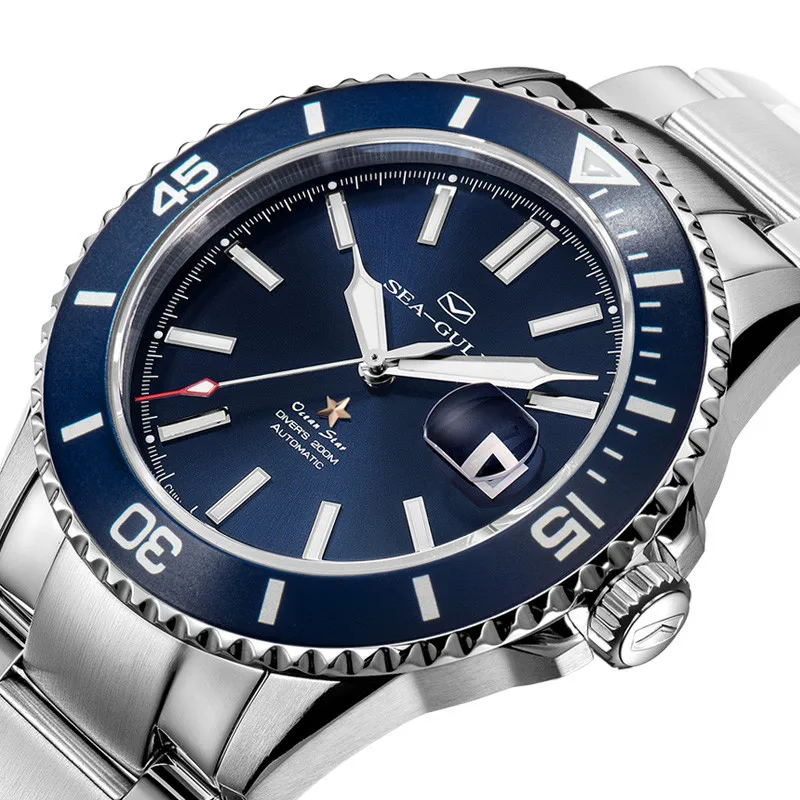 Seagull Ocean Star Men Automatic Mechanical Watch Luxury Clock Water Ghost Diver Business ST2130 Sapphire Waterproof HOT 816.523