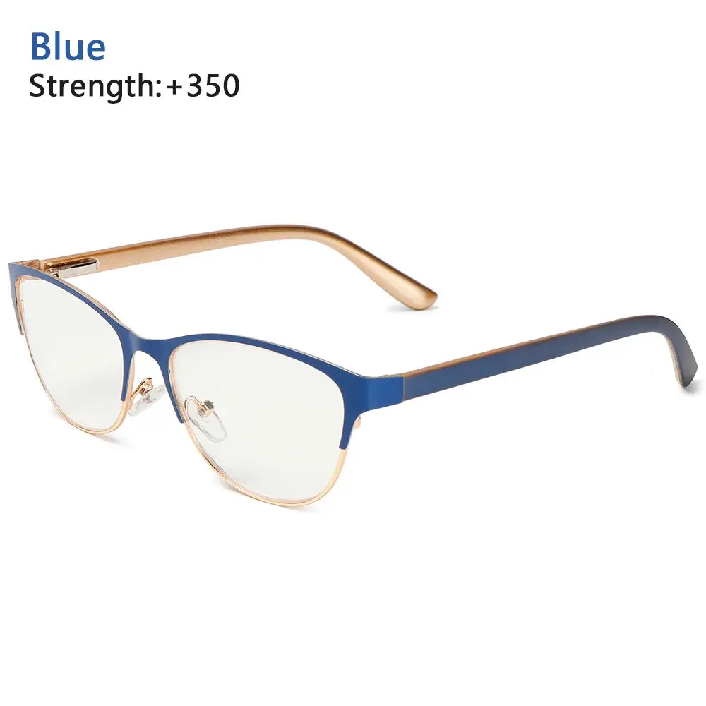 

Metal Magnification Clear Lens Anti-fatigue Optical Eyewear Reading Glasses Presbyopic Eyeglasses Hyperopia Glasses