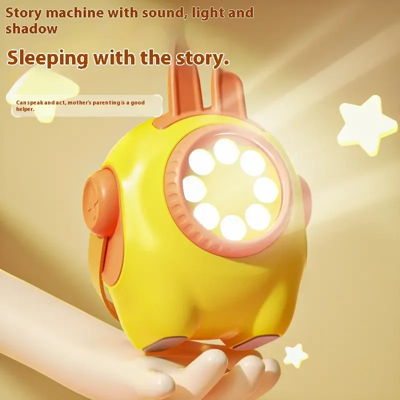 New Hot Selling Kids Learning Machine Card Story Educational Animal Early Learning Telling Story Projector Machine Toys for Kids