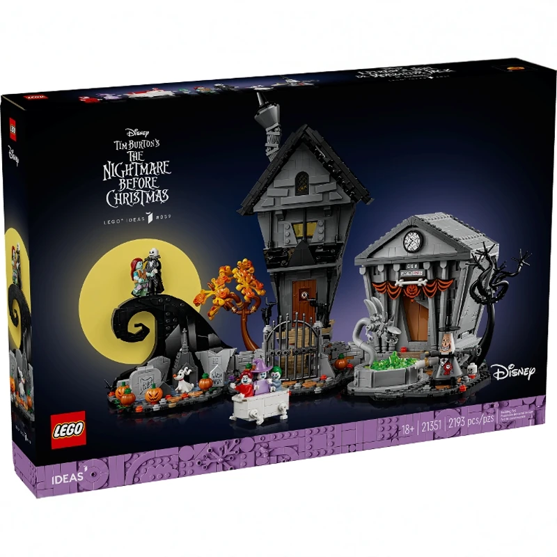 Lego 21351 Creative Ideas Tim Burton's Nightmare Building Block Toy Gift