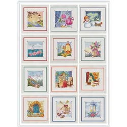 7206 Cross stitch kits Cross-stitch sets Needlework Homefun Diy stich On Sale