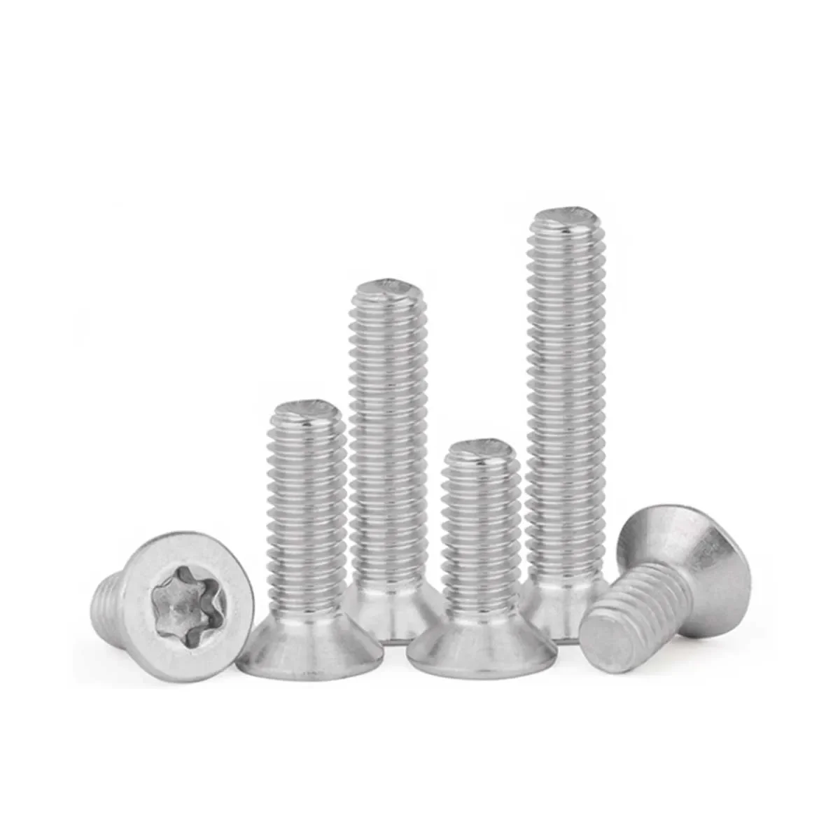 304 Stainless Steel Countersunk Plum Blossom Screw/Gb2673 Flat Head Anti-Theft Bolt M2M3M4M5M6