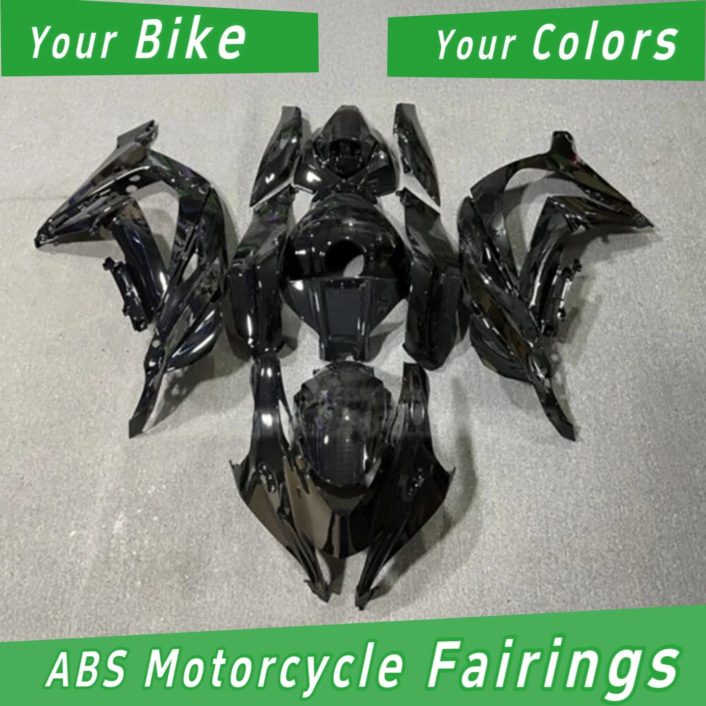 For KAWASAKI ZX10R 2016-2020 Replacement Fairing - High Quality ABS Plastic Motorcycle Bodywork with Enhanced Durability